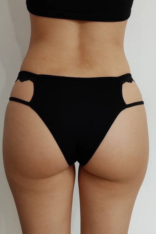 Venlisa Flame Lace-Detail Sexy Panty V6400